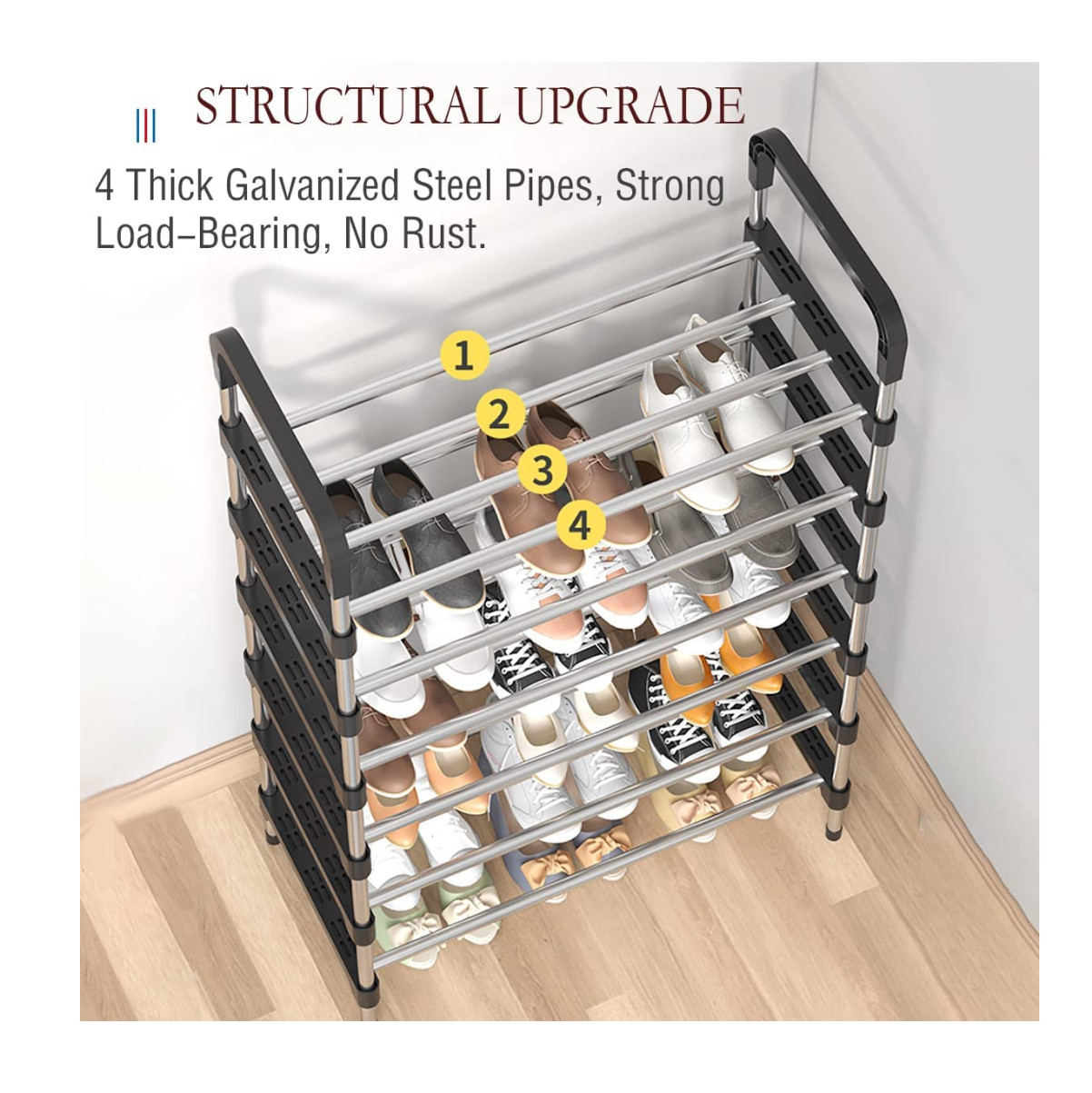 Miniatura 2 de Zapatero 5 Niveles 15 Pares Organizador